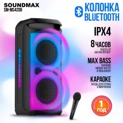 Мидисистема SOUNDMAX SM-MS4209 (черный)