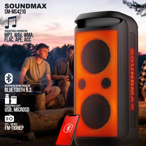 Мидисистема SOUNDMAX SM-MS4210 (черный) 3