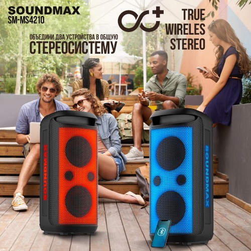 Мидисистема SOUNDMAX SM-MS4210 (черный) 4