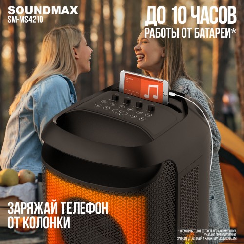 Мидисистема SOUNDMAX SM-MS4210 (черный) 6