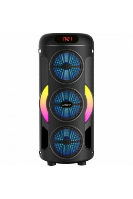 Минисистема Digma D-MC1721 (черный) 