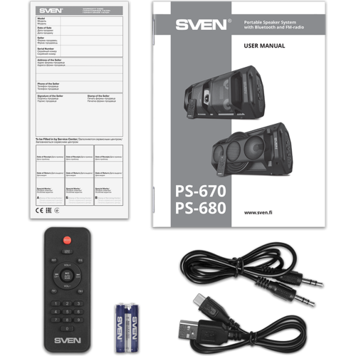 Минисистема SVEN PS-670 (черный) 5