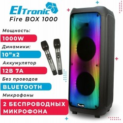 Портативная акустическая система Eltronic 20-61 Fire Box 1000 (черный)