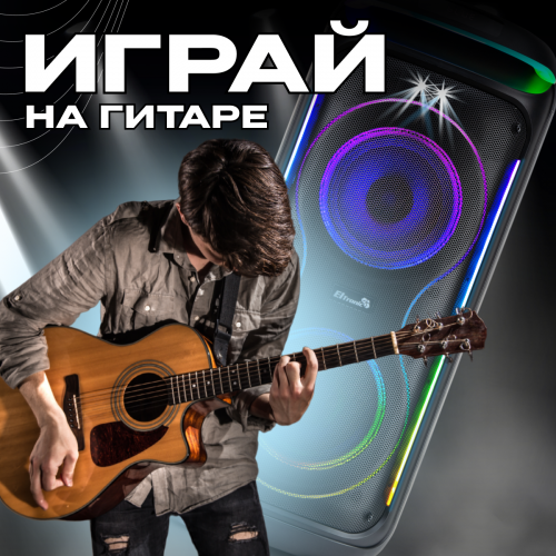 Портативная акустическая система ELTRONIC 10 30-30 DANCE BOX 1200 (черный) 8