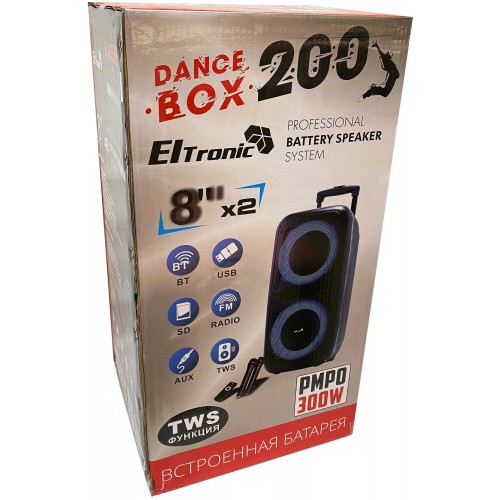 Портативная акустическая система Eltronic 20-07 Dance Box (черный) 9