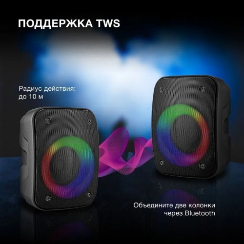 Портативная акустическая система Hyundai H-PS1005 (черный) 3