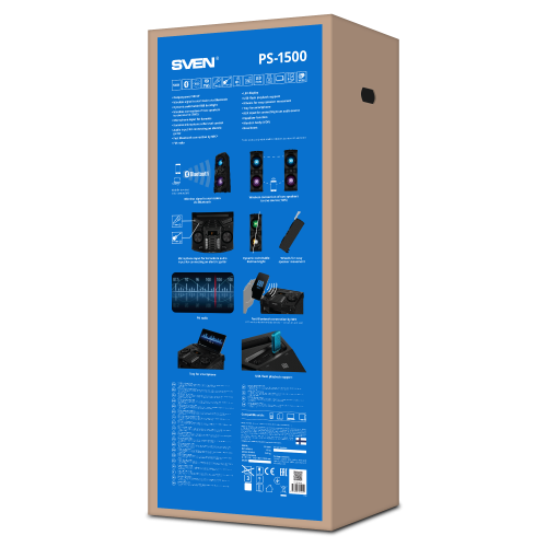 Портативная акустическая система SVEN PS-1500 (черный) 9