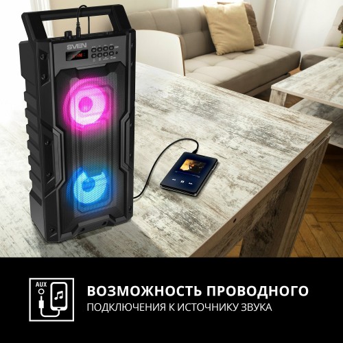 Портативная акустическая система SVEN PS-435 (черный) 7