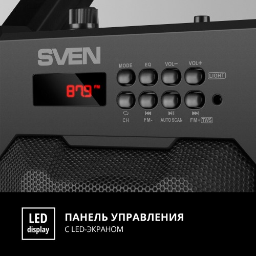 Портативная акустическая система SVEN PS-435 (черный) 8