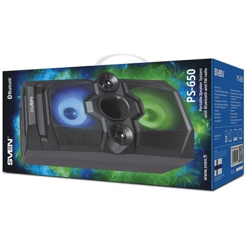 Портативная акустическая система SVEN PS-650 (черный) 2