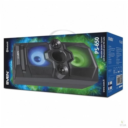 Портативная акустическая система SVEN PS-650 (черный) 9