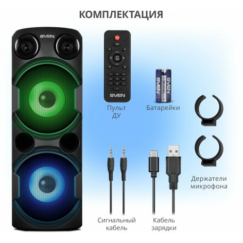 Портативная акустическая система SVEN PS-750 (черный) 3