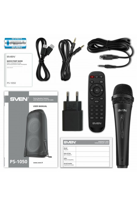 Портативная акустика SVEN PS-1050 (черный) 6