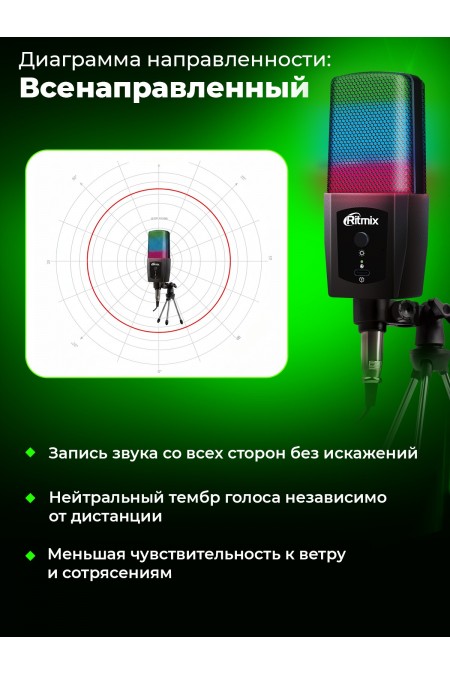 Микрофон Ritmix RDM-170 5