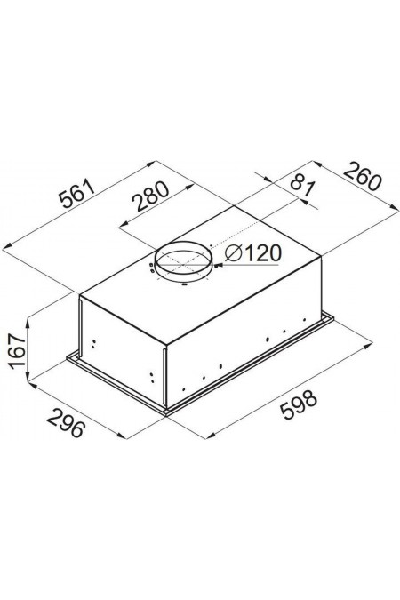 Встраиваемая вытяжка MAUNFELD Crosby Singl 60 (черный) 6
