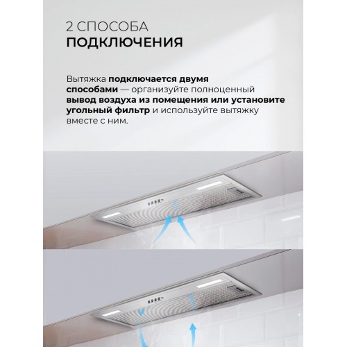 Встраиваемая вытяжка Lex Hyper 900 Inverter WH (белый) 6