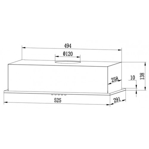 Каминная вытяжка CENTEK CT-1850-52 (черный) 8