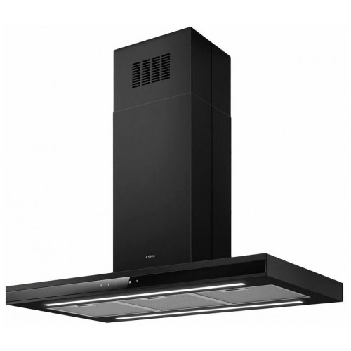 Каминная вытяжка ELICA ADELE IS BL MAT/A/90 X 60 (черный матовый/черное стекло) 