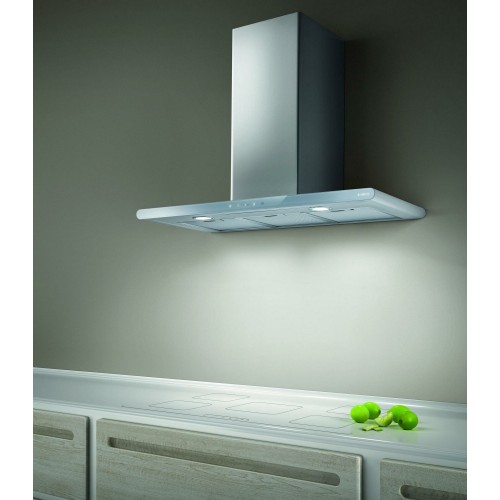 Каминная вытяжка ELICA GALAXY WHIX/A/80 (нержавеющая сталь/белое стекло) 3