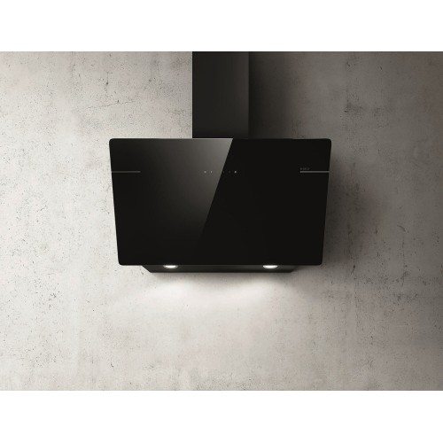 Каминная вытяжка ELICA L ESSENZA BL/A/90 (черное стекло) 3