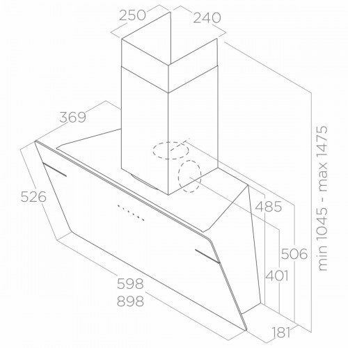 Каминная вытяжка Elica LESSENZA WH/A/60 (белый) 2