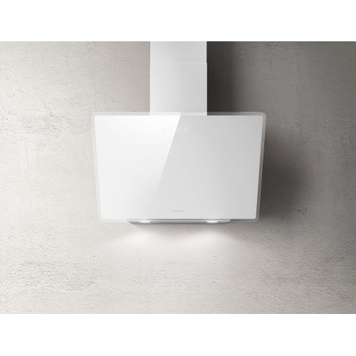 Каминная вытяжка ELICA SHIRE WH/A/90 NO PLUG (белое стекло) 