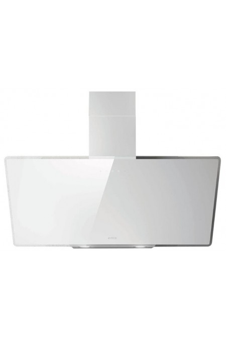 Каминная вытяжка ELICA SHIRE WH/A/90 NO PLUG (белое стекло) 