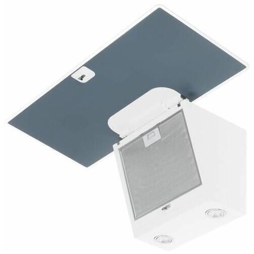 Каминная вытяжка ELICA SHIRE WH/A/90 NO PLUG (белое стекло) 4