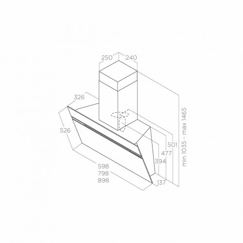 Каминная вытяжка Elica Stripe Urban Zinc/A/90 (серый) 7