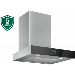 Каминная вытяжка ELIKOR Агат 60 (60Н-1000-Е4Д) (нержавеющая сталь/стекло черное)