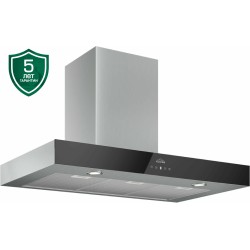 Каминная вытяжка ELIKOR Агат 90 (90Н-1000-Е4Д) (нержавеющая сталь/стекло черное)