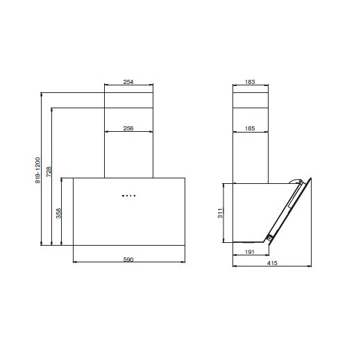 Каминная вытяжка Elikor Антрацит 60 (60П-650-Е3Д) (белый) 2