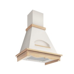 Каминная вытяжка ELIKOR Бельведер 60 (60П-650-П3Д) (бежевый/дуб неокрашенный)