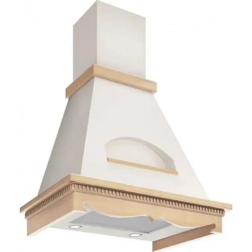 Каминная вытяжка ELIKOR FOLK 90П-650-П3Д (бежевый/ясень/коричневый) 1