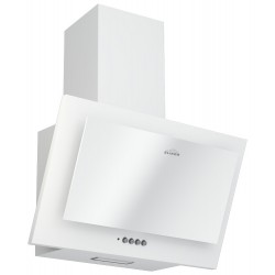 Каминная вытяжка Elikor Коралл 50 (50П-430-К3Д) (белый/белое стекло)