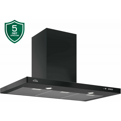 Каминная вытяжка Elikor Квадра 90 (650) кп (90П-650-К3Д) (антрацит) 