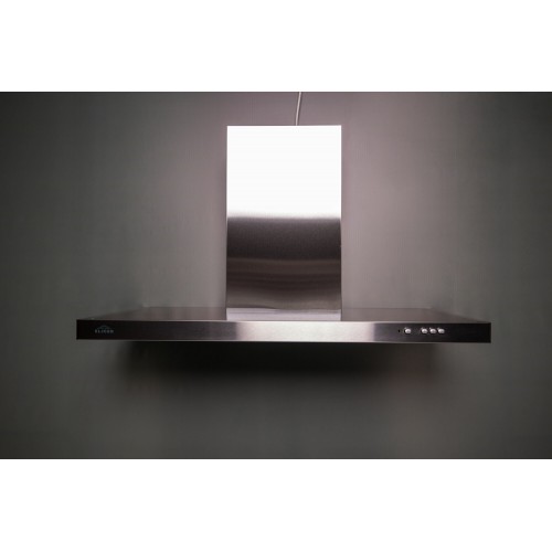 Каминная вытяжка Elikor Квадра 90 (650) кп (90П-650-К3Д) (антрацит) 2