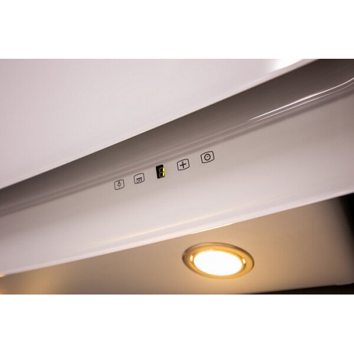 Каминная вытяжка Elikor Кварц 90 (90П-1000-Е4Д) (белый/белый) 1