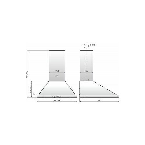 Каминная вытяжка ELIKOR Оптима 50 (400) кп (50П-400-К3Л) (медный антик) 1