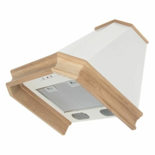 Каминная вытяжка ELIKOR Пергола 60 (60П-650-П3Л) (бежевый/дуб неокрашенный) 4