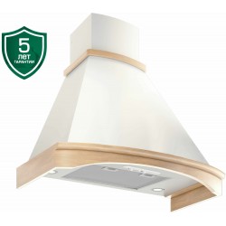 Каминная вытяжка ELIKOR Ротонда 1000 90 (90П-1000-П3Д) (бежевый/дуб неокрашенный)