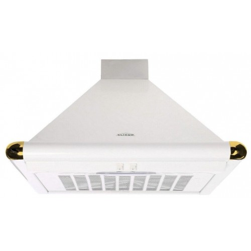 Каминная вытяжка ELIKOR Сатурн 60 (60П-180-В1Л) (белый/белый/золотой) 