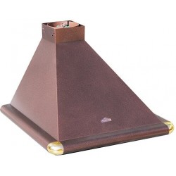 Каминная вытяжка ELIKOR Сатурн 60 (60П-180-В1Л) (медный антик/золотой кант)