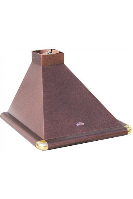 Каминная вытяжка ELIKOR Сатурн 60 (60П-180-В1Л) (медный антик/золотой кант) 