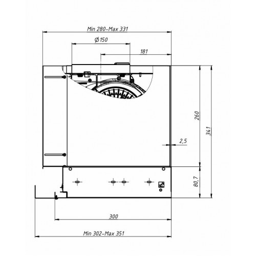 Каминная вытяжка ELIKOR SENSE 60P-1000 (хром) 4
