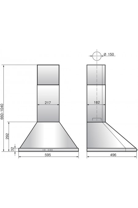 Каминная вытяжка ELIKOR Сигма 60 (60П-650-К3Д) (топленое молоко/бронза) 1