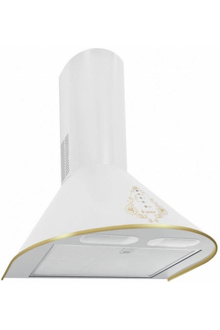Каминная вытяжка GEFEST ВО-1503 К62 (белый с рисунком ретро) 