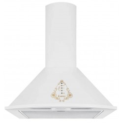 Каминная вытяжка GEFEST ВО-1604 К82 (белый с рисунком ретро)