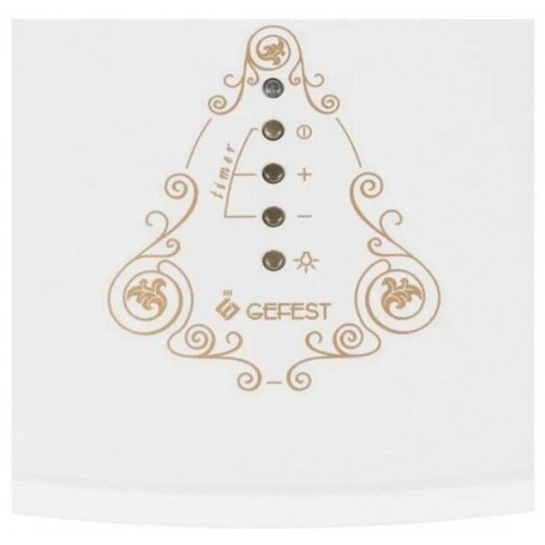 Каминная вытяжка GEFEST ВО-1604 К82 (белый с рисунком ретро) 5