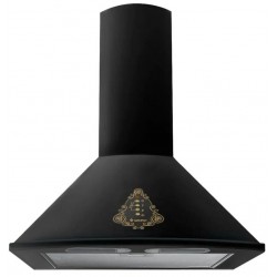 Каминная вытяжка GEFEST ВО-1604 К83 (черный с рисунком ретро)